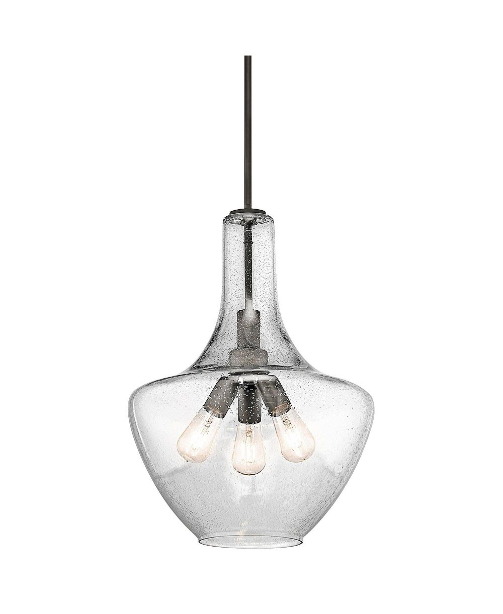 Подвесной светильник Kichler Everly 16" Wide Olde Bronze 3-Light