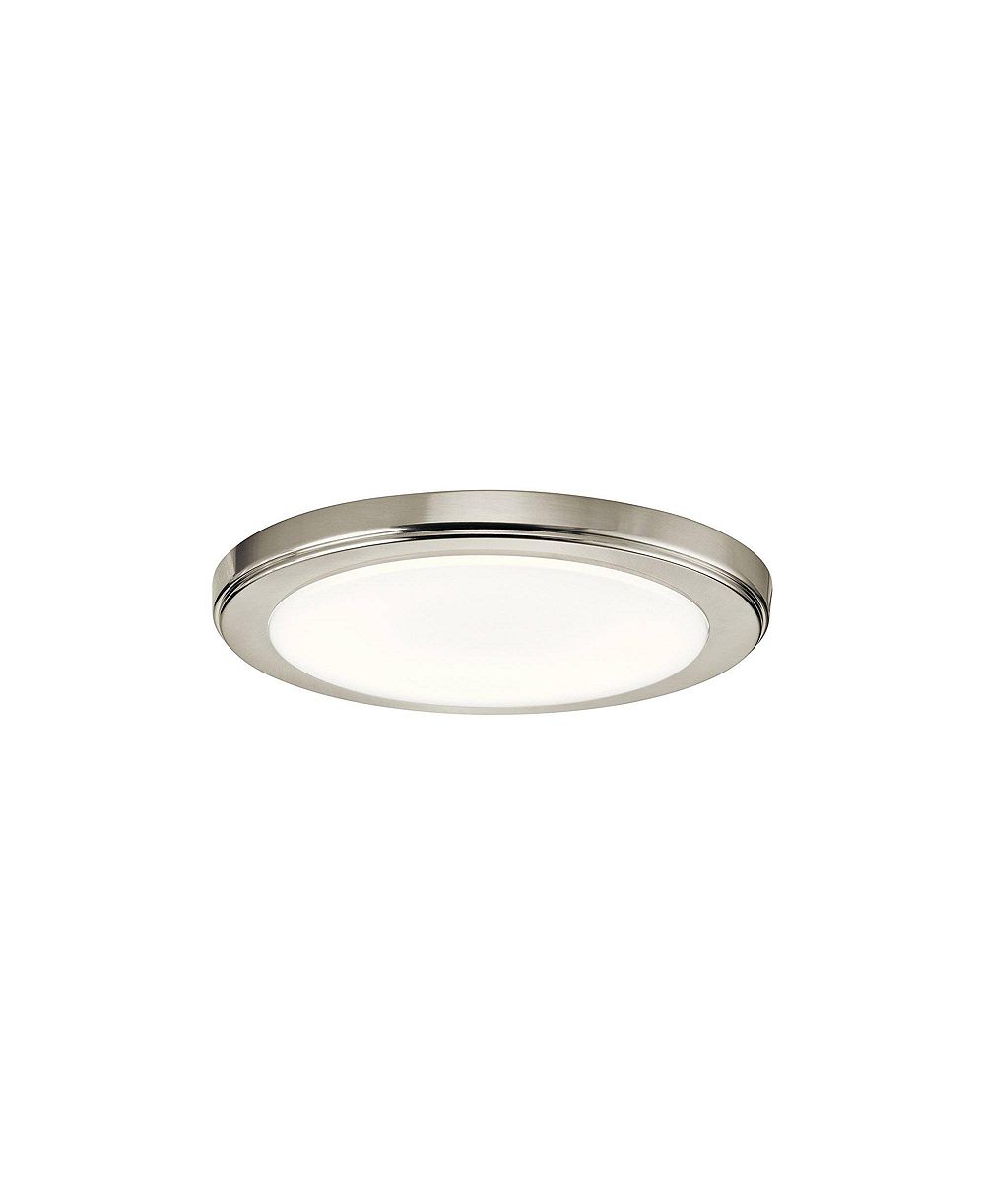 Kichler Zeo 10" Wide Round Brushed Nickel3000K LED Ceiling Light
