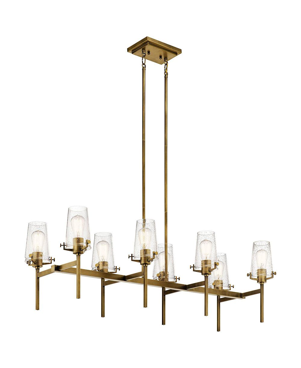 Люстра Kichler Alton 46" Wide Natural Brass Kitchen Island Light