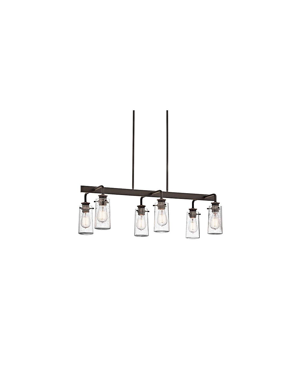 Подвесной светильник Kichler Braelyn 34" Wide Olde Bronze Kitchen Island Chandelier