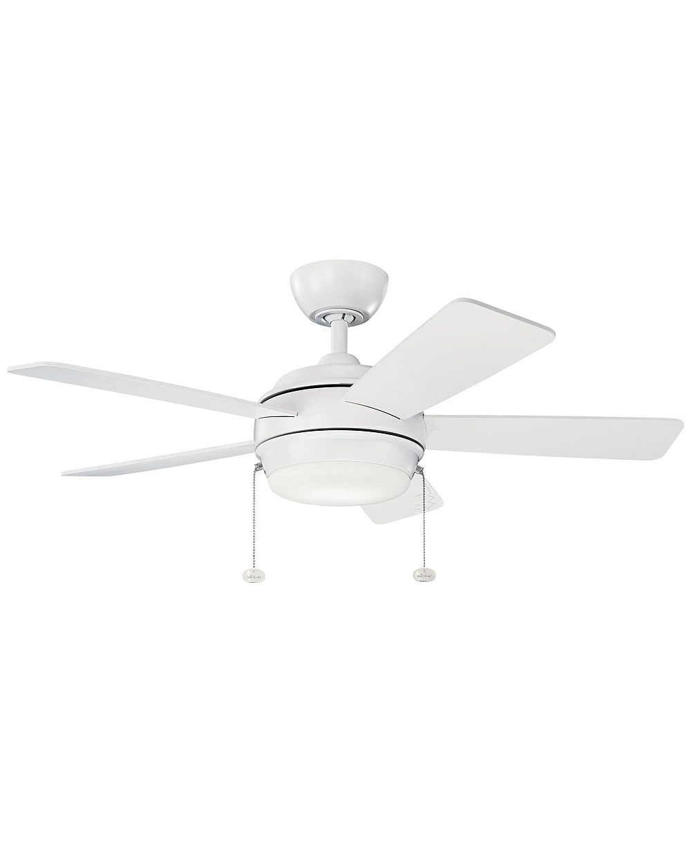 Потолочный вентилятор Kichler Starkk Matte White LED 42"