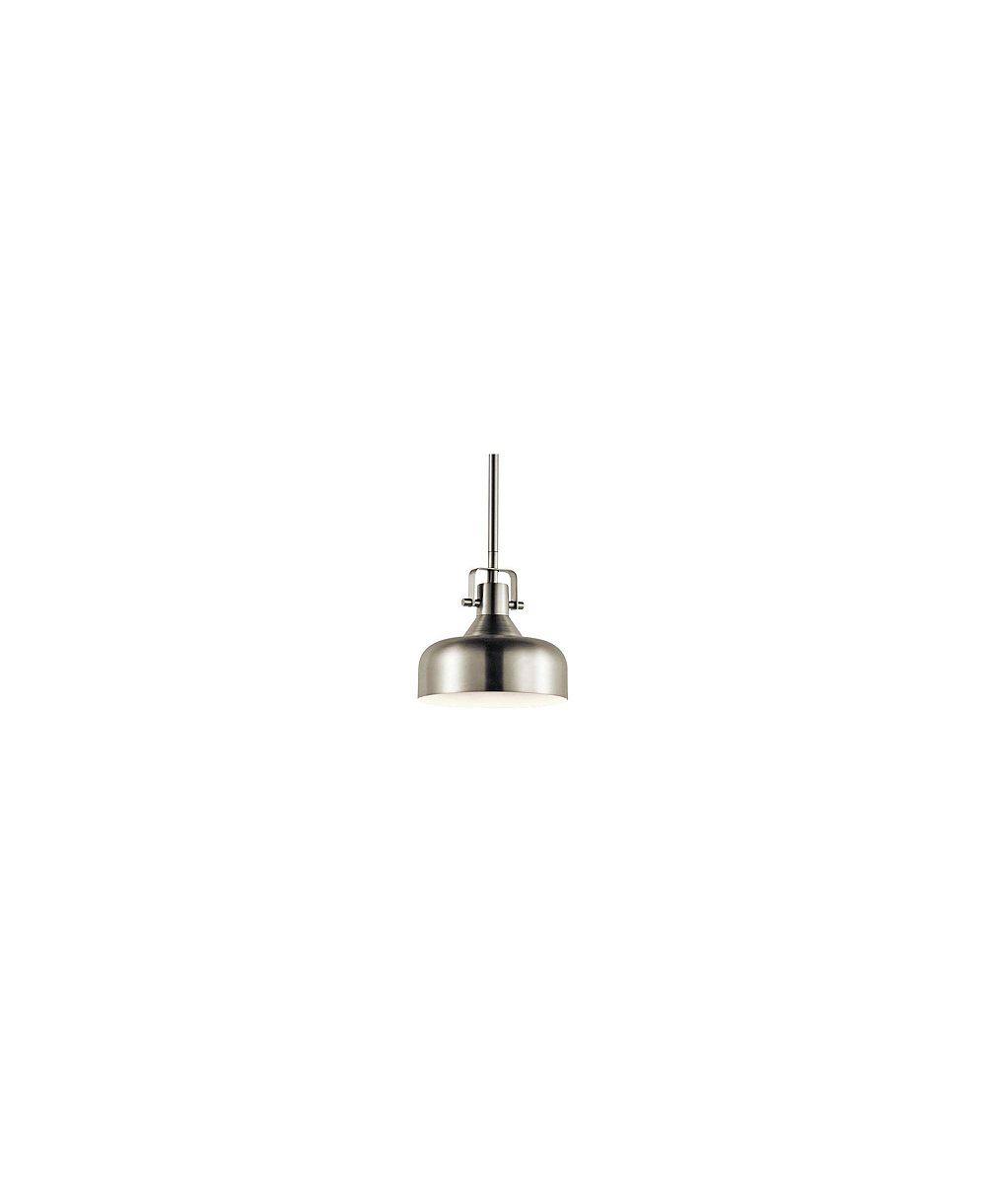 Мини-подвесной светильник Kichler Intex 7" Brushed Nickel LED