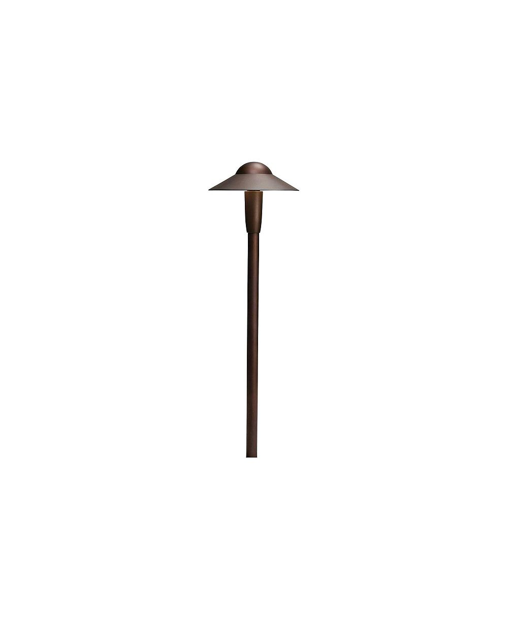 Садовый светильник Kichler 22" High 2700K LED Bronze 6" Dome Path Light