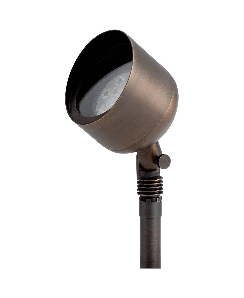 Kichler Rose 5 3/4" уличный прожектор Centennial Brass