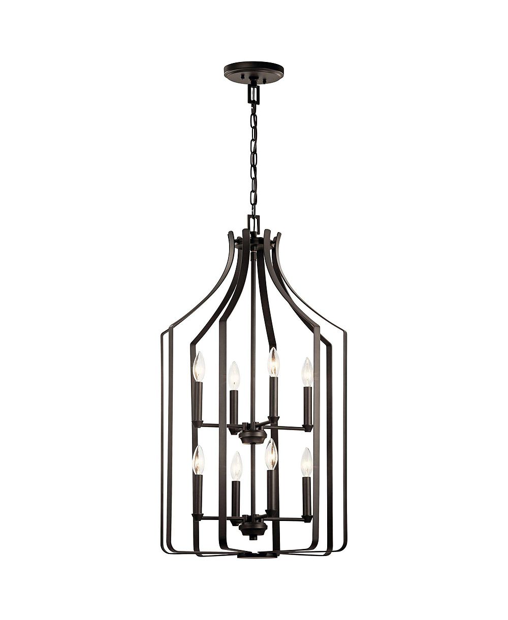 Люстра Kichler Morrigan 19"W Olde Bronze 8-Light Foyer Chandelier