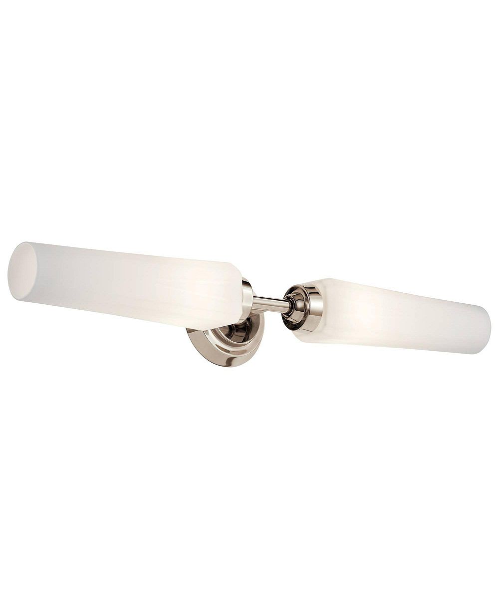 Kichler Truby настенный светильник для ванной, полированный никель, 25 1/2" Wide