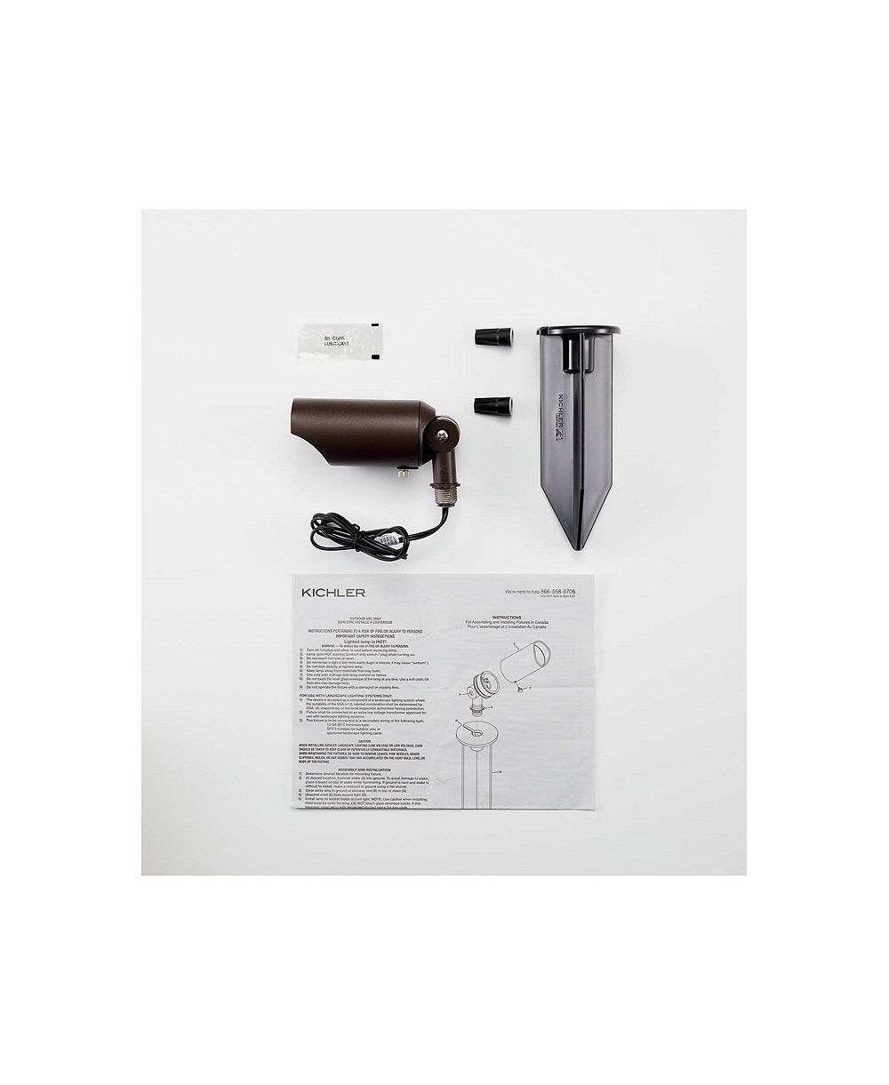 Акцентный ландшафтный светильник Kichler Low Voltage Mini Glow