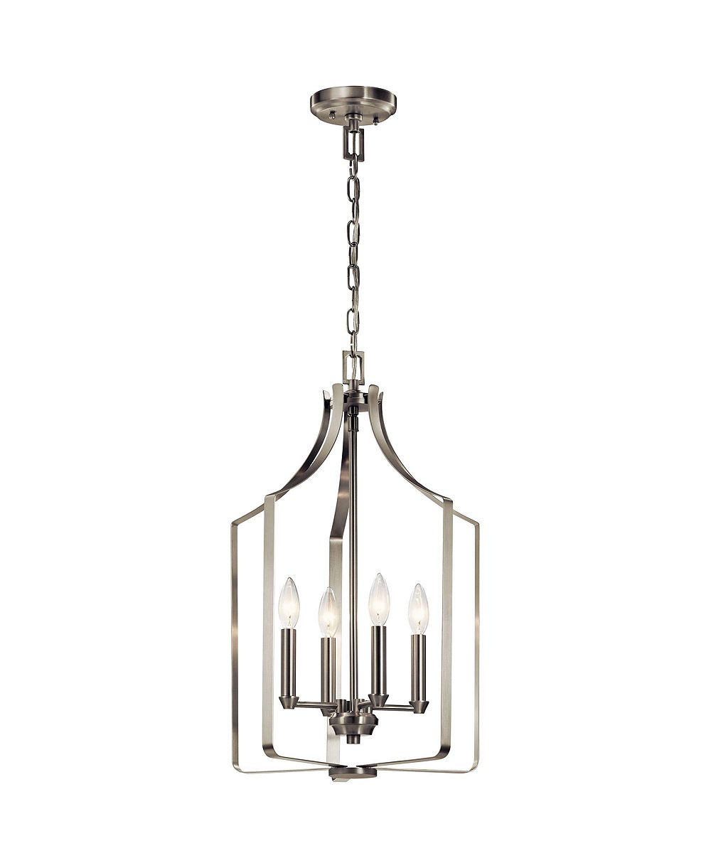 Люстра Kichler Morrigan 15" Wide Brushed Nickel 4-Light