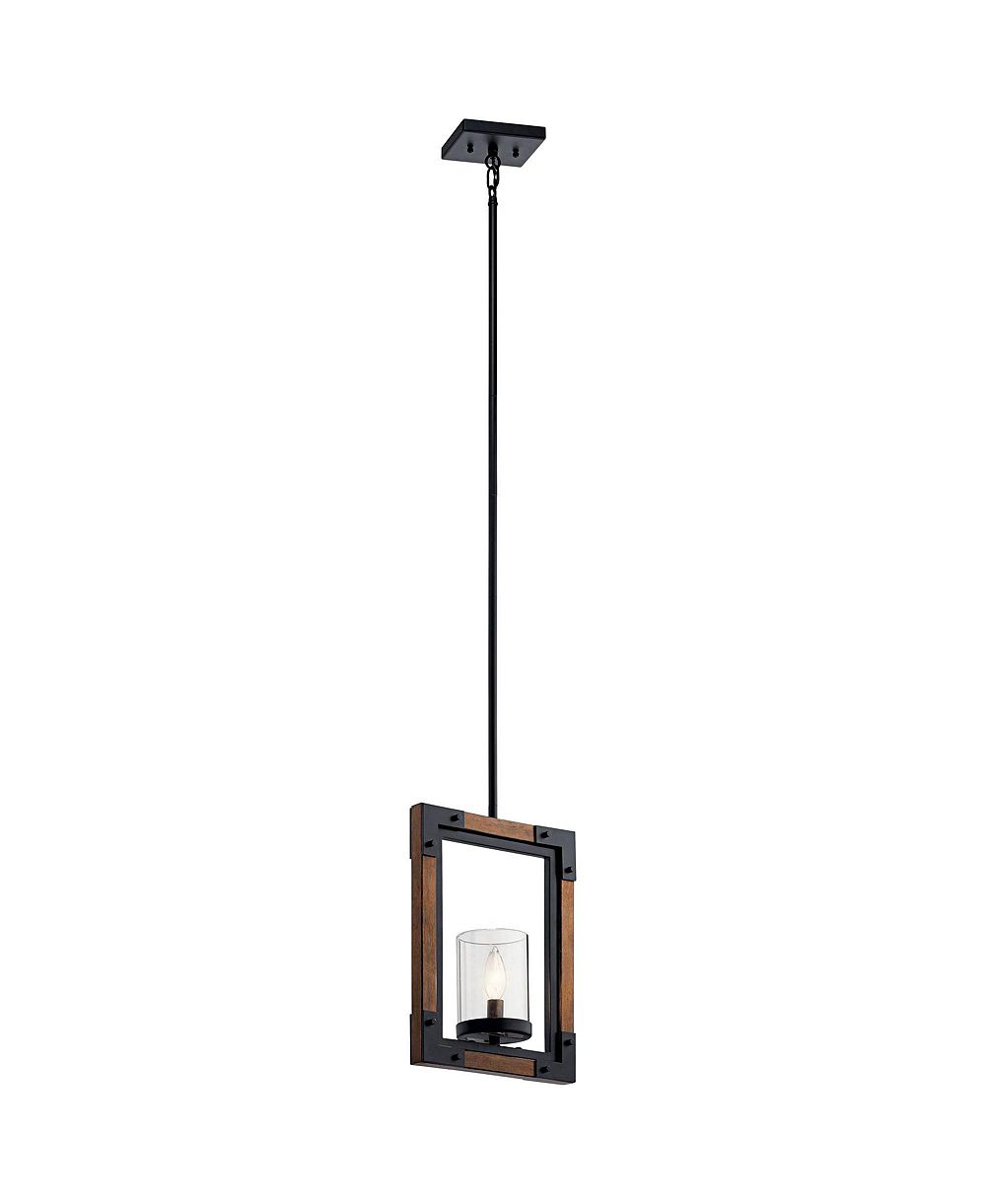 Мини-подвесной светильник Kichler Marimount Auburn Stained