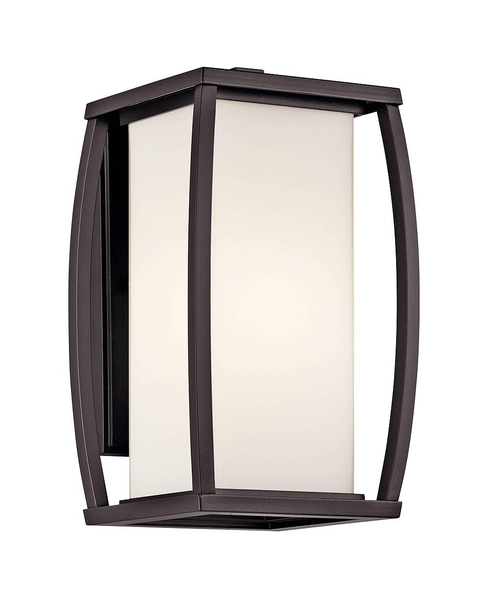 Уличный настенный светильник Kichler Bowen 13" High Bronze