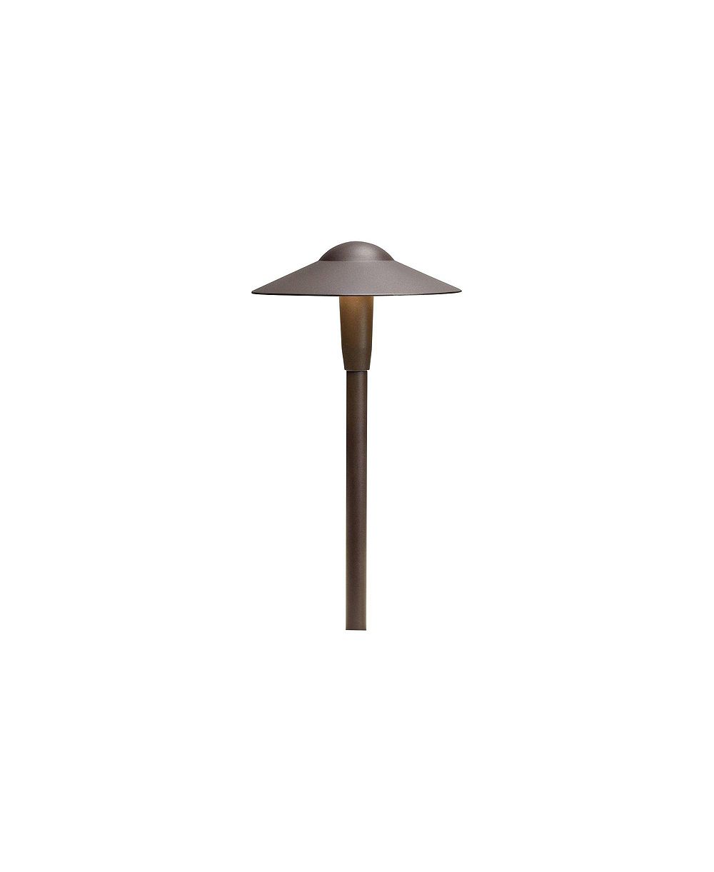 Садовый светильник Kichler Landscape 16"H 3000K LED Bronze Dome Path Light
