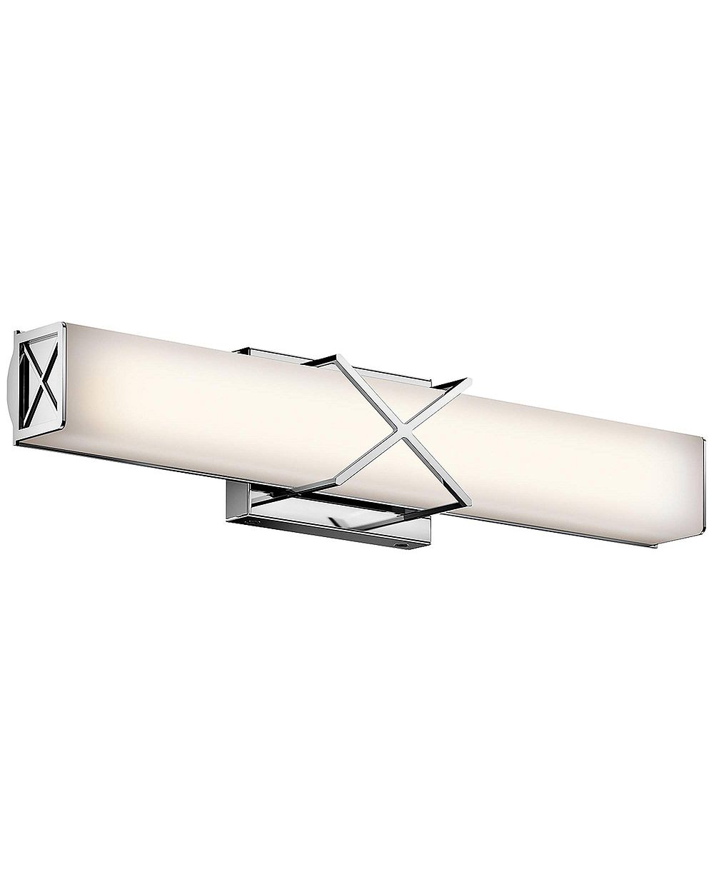 Линейный светильник Kichler Trinsic 22"W Chrome 2-Light LED для ванной