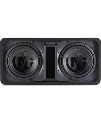 Memphis Audio сабвуферная колонка с настраиваемым импедансом и двумя 12-дюймовыми динамиками PRXE12DFT