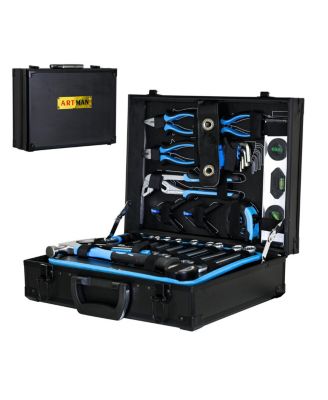 Streamdale Furniture   181-Piece Aluminum Toolbox General Household Hand Tool Set