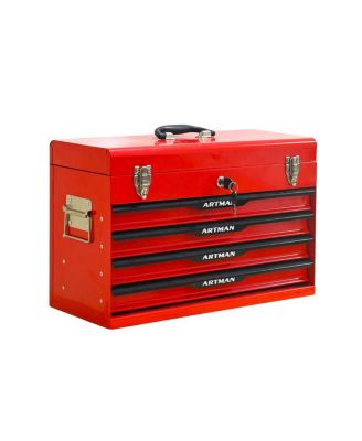 Streamdale Furniture  20-inch Steel Portable Tool Box with Drawers and Metal Lock