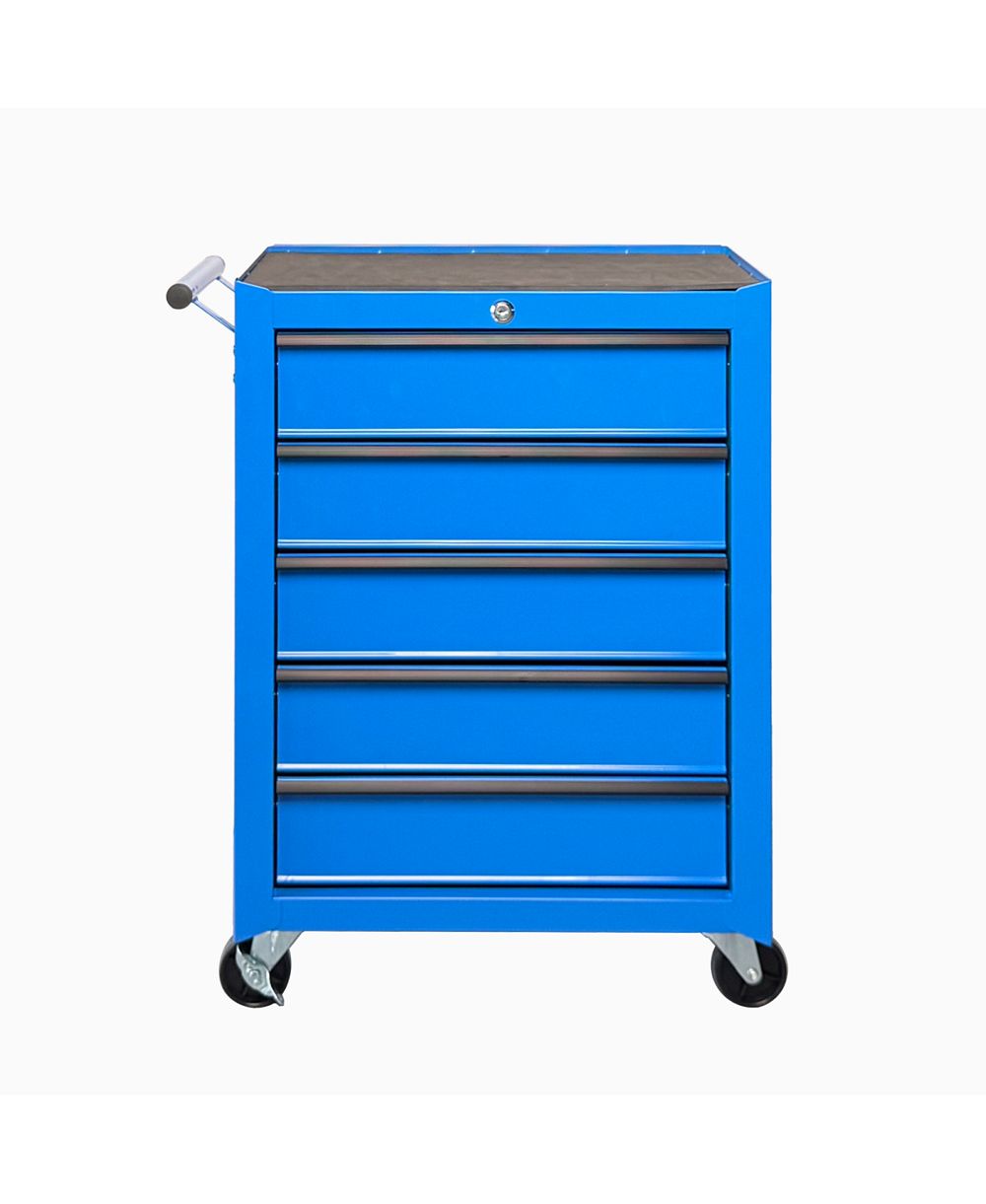 Металлический ящик для инструментов Streamdale Furniture на колесиках с 5 ящиками и шкафом
