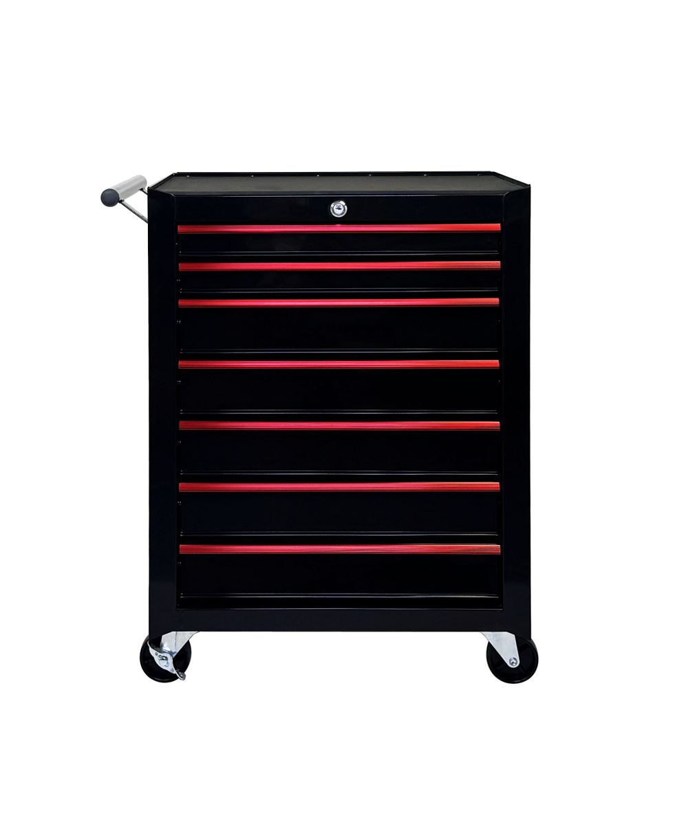 Streamdale Furniture  Rolling Metal 7-Drawer Tool Chest Cabinet with Ball Bearing Slides