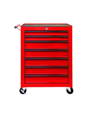 Streamdale Furniture металлический инструментальный шкаф и комод на колесиках с 7 ящиками и шариковыми направляющими