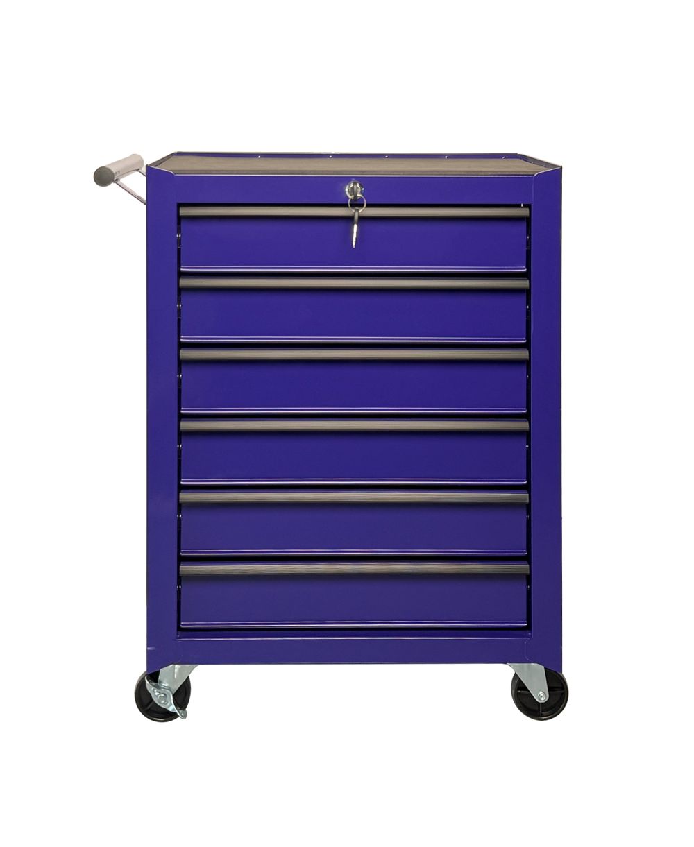 Streamdale Furniture металлический ящик для инструментов на колесиках с 6 ящиками, стальной шкаф для хранения