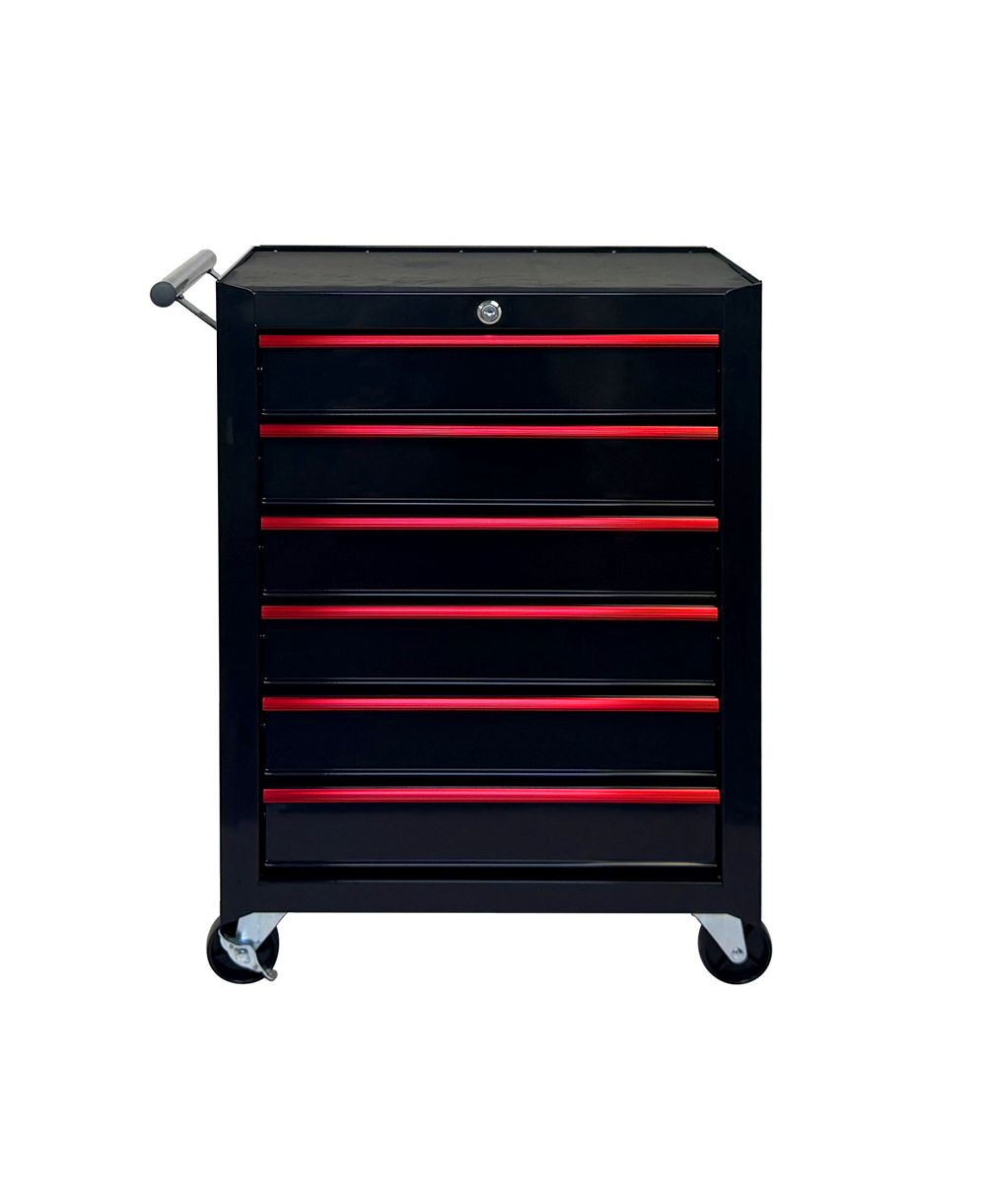 Металлический ящик для инструментов и шкаф Streamdale Furniture на колесиках с 6 ящиками