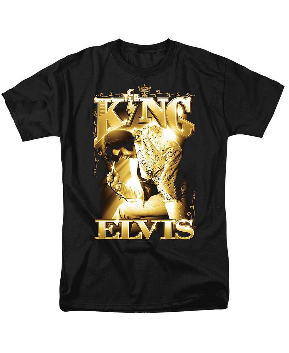 Elvis Мужская футболка Presley The King