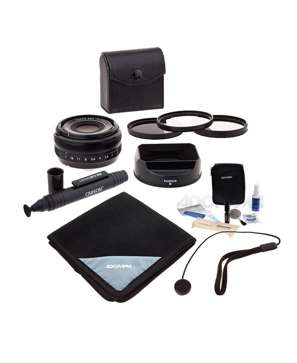 Fujifilm XF 18mm f/2.0 Lens with Basic Accessories Kit