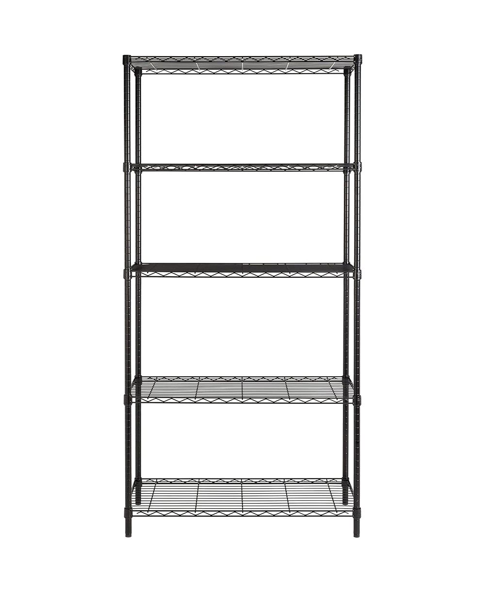Стеллаж-органайзер Honey-Can-Do 5-Tier, 350lb Shelf Capacity, Black
