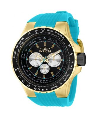 Invicta Aviator мужские кварцевые хронографы 39316, 50 мм, силиконовый ремешок