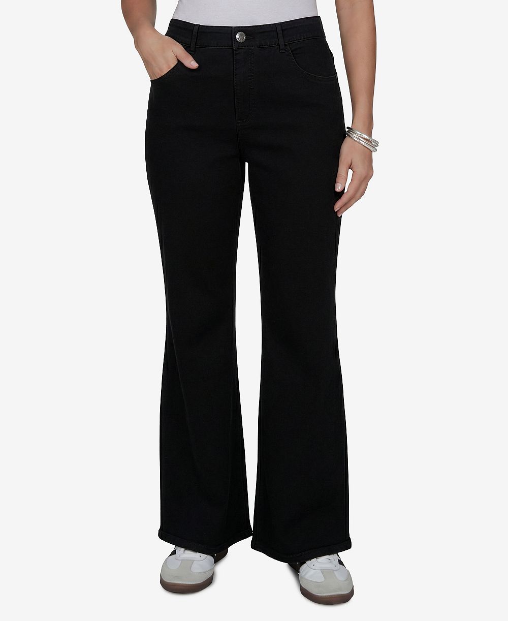 Джинсы Ruby Rd. Petite Mid-Rise Flare Denim