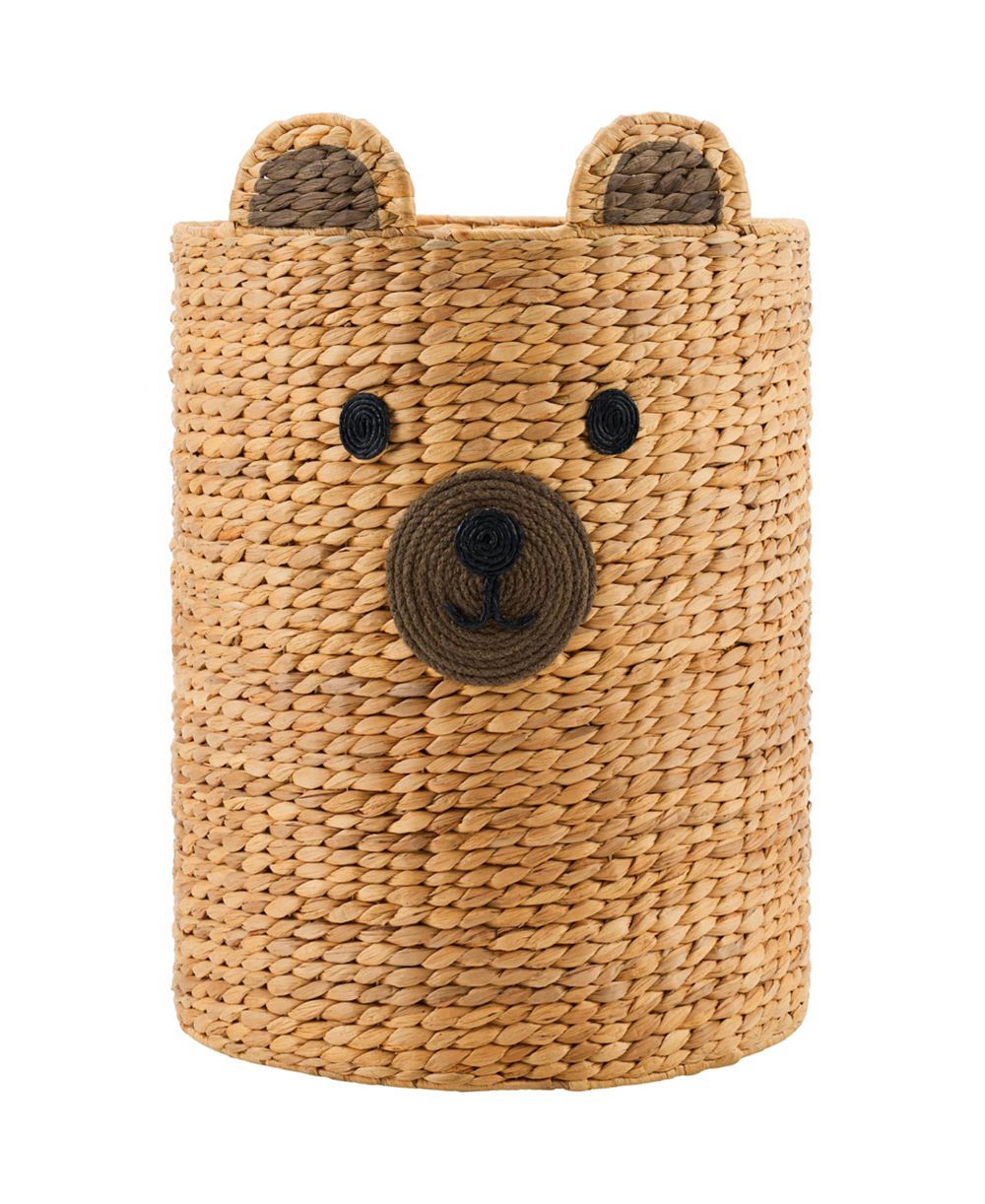 Best Choice Products Kids Large Bear Laundry Hamper, Handwoven Basket, Nursery and Kids Room Storage, 26 Gallon