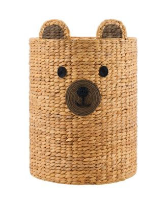 Best Choice Products Kids Large Bear Laundry Hamper, Handwoven Basket, Nursery and Kids Room Storage, 26 Gallon