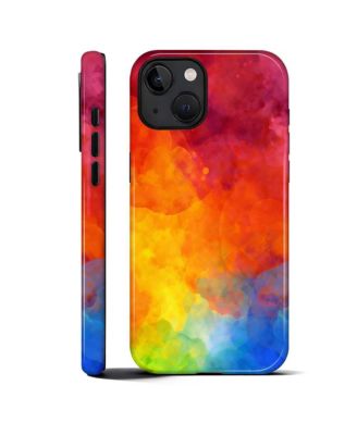 Lisen чехол для телефона совместимый с Apple iPhone 15 Plus, 2-слойный прочный, закатный градиент