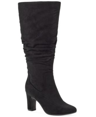 Style & Co Women's Mollyann Slouch Wide-Calf Tall Boots, Macy's Exclusive