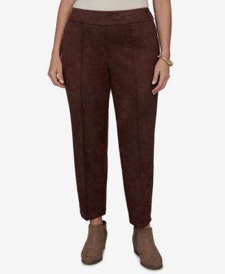 Ruby Rd. Plus Size Pull-On Scuba Cropped & Ankle Pants