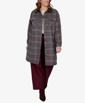 Рубашка-куртка Ruby Rd. Plus Size Plaid