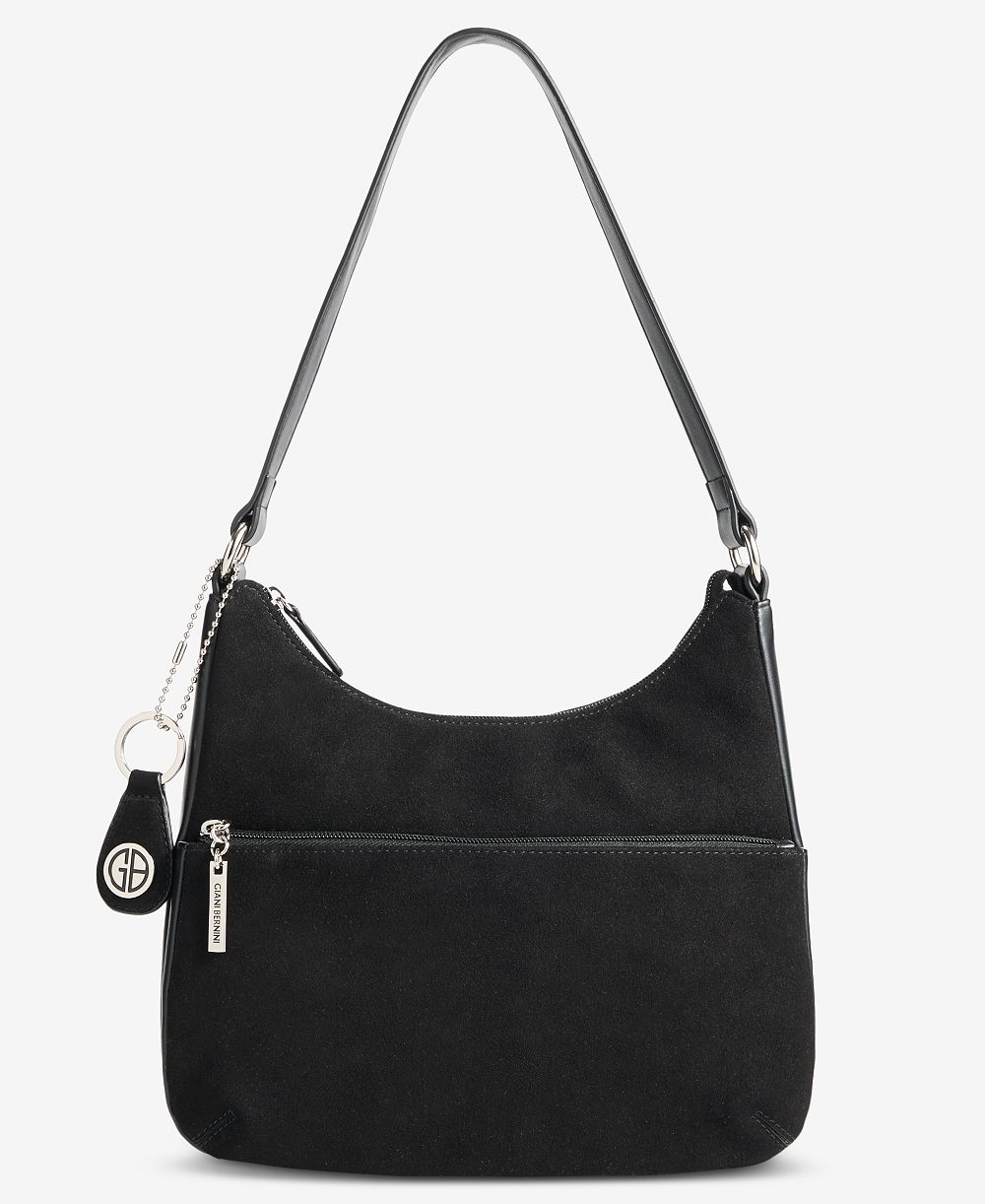 Giani Bernini Nappa Suede Combo Hobo Bag, Macy's Exclusive