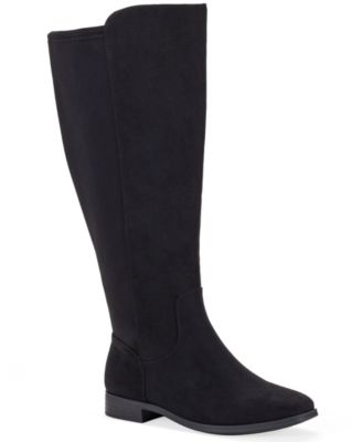 Style & Co Women's Brynnn Square Toe Tall Wide-Calf Boots, Macy's Exclusive