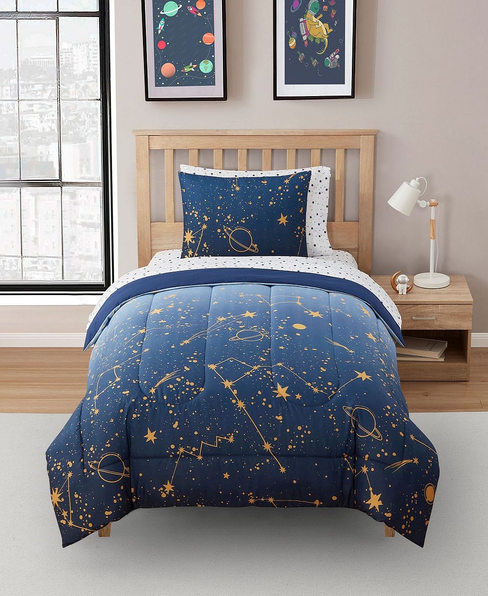 Sweet Home Collection Kids Galaxy 5-Piece Comforter Set, Twin