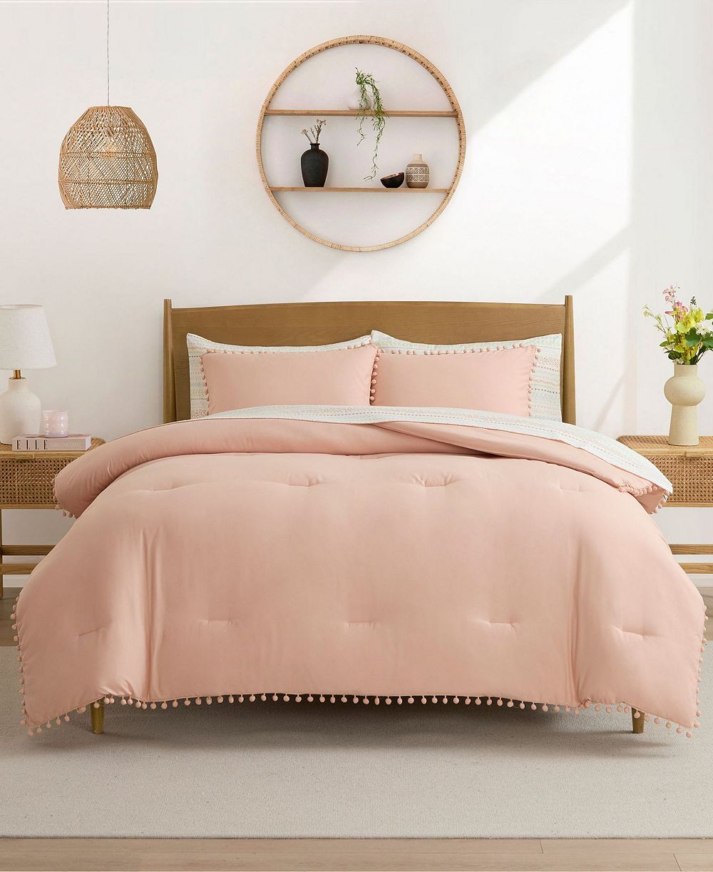 Детский комплект постельного белья Sweet Home Collection «Помпоны», 7 предметов, размер Full