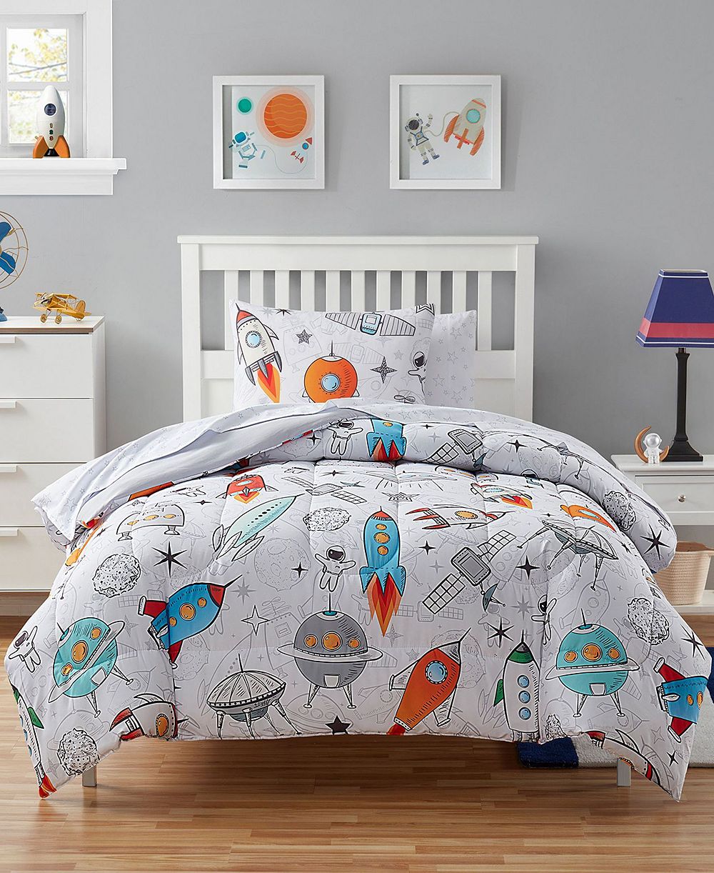 Детский комплект постельного белья Sweet Home Collection «Космос», 5 предметов, размер Twin