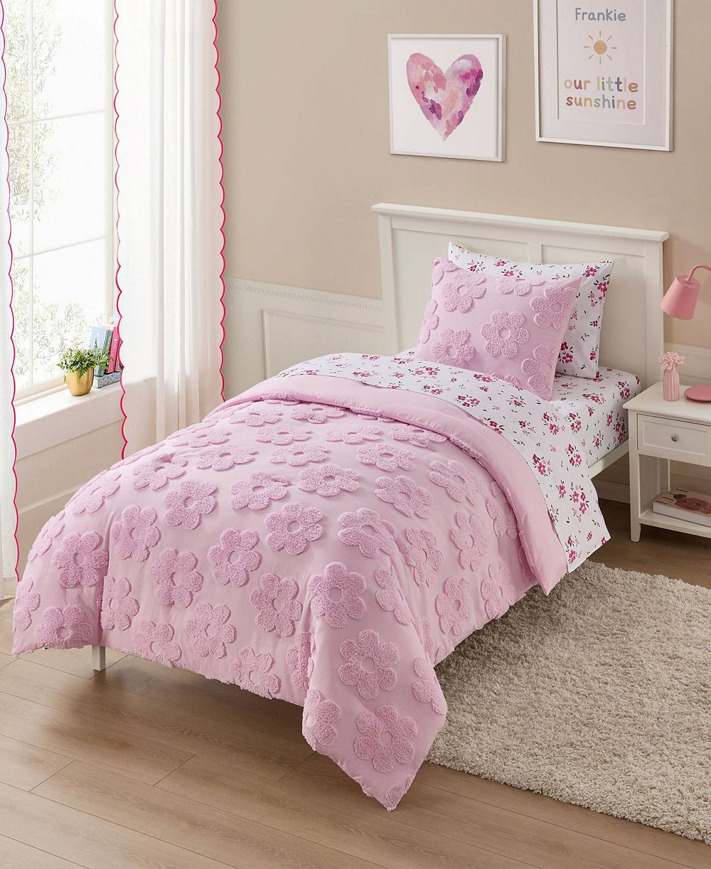 Детский комплект постельного белья Sweet Home Collection «Феби Флорал», 5 предметов, размер Twin