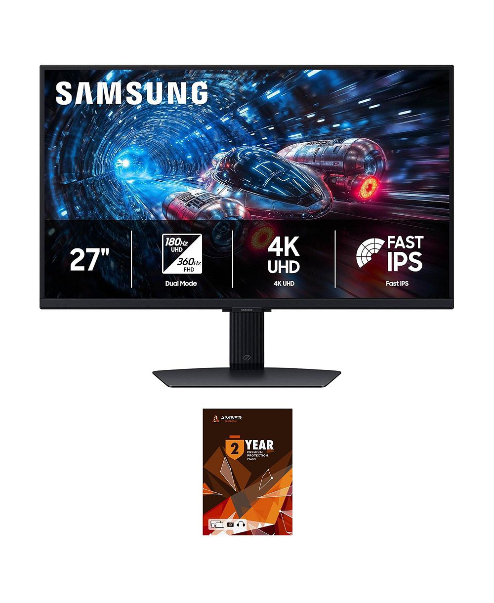 Samsung Odyssey G70F 27" IPS 4K UHD 180Hz/360Hz Dual-Mode G-Sync Compatible Gaming Monitor