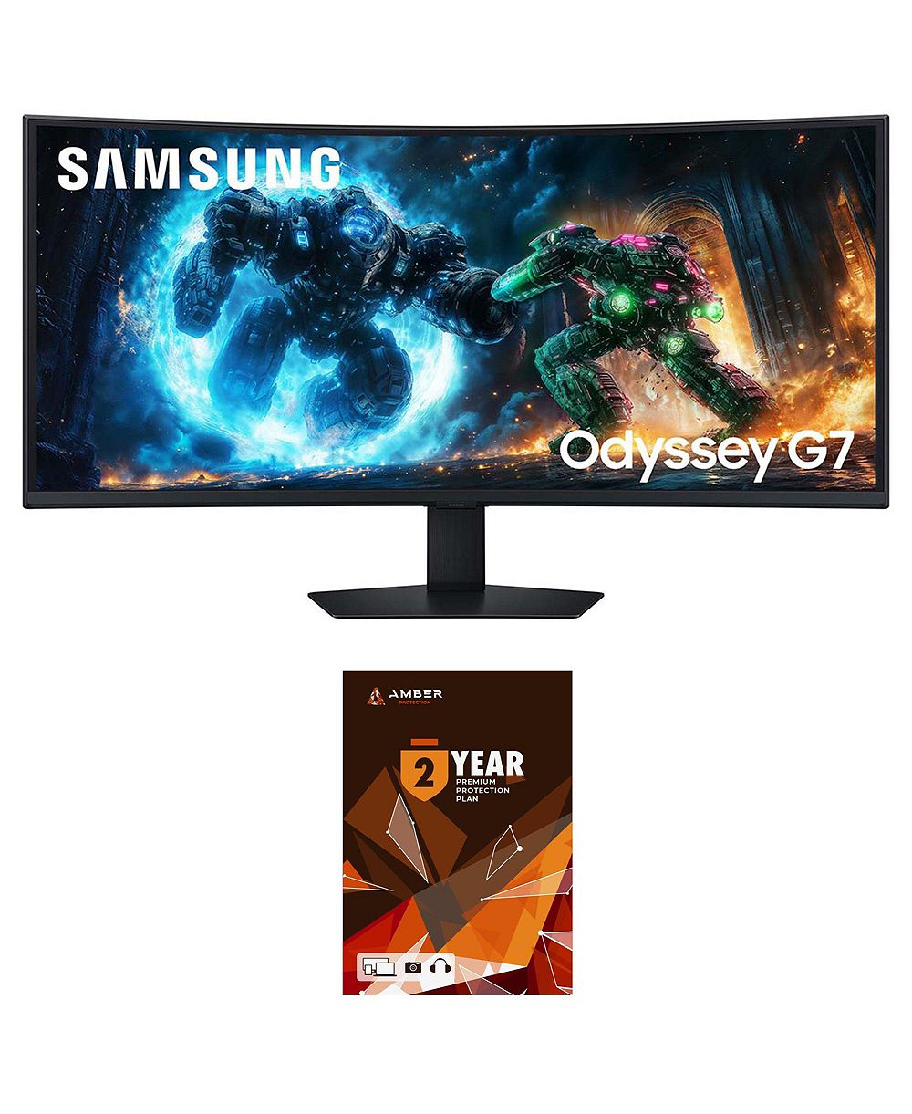 Монитор для компьютера Samsung 40" Odyssey G7 G75 WUHD VA изогнутый, 180 Гц