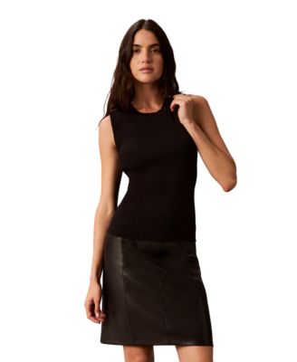 Женский майка без рукавов с рифлением Calvin Klein Petite