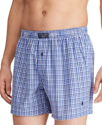 Мужские боксеры Polo Ralph Lauren Plaid Single-Button Fly