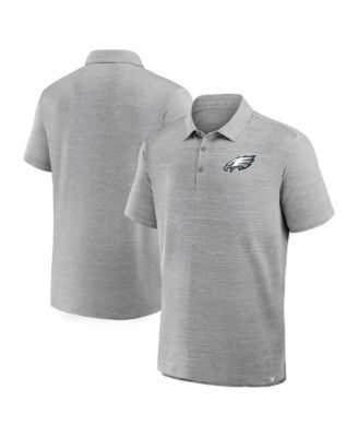 Мужская поло Fanatics Heather Gray Philadelphia Eagles Clutch