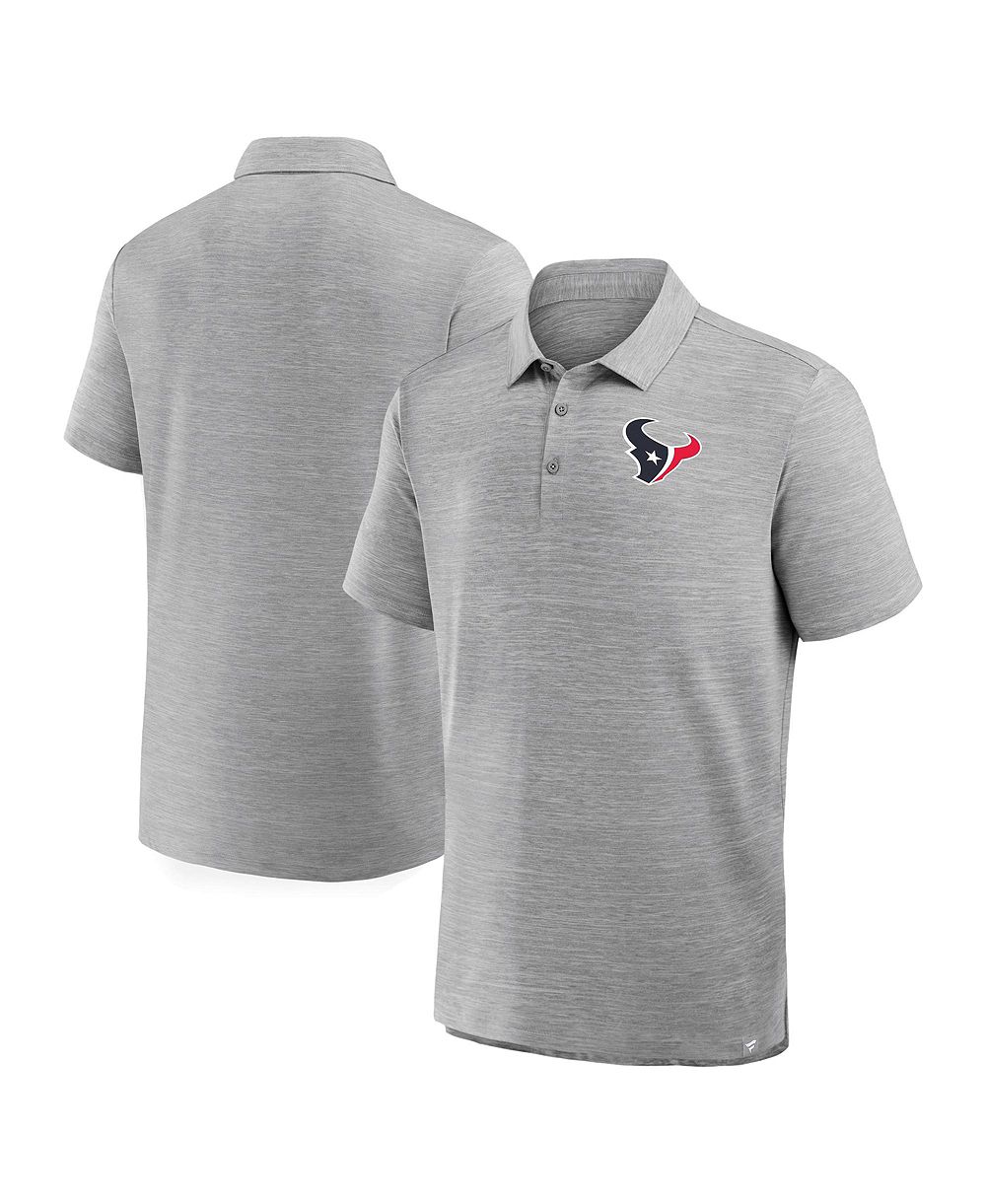 Fanatics Мужской меланж серый Houston Texans Clutch поло рубашка