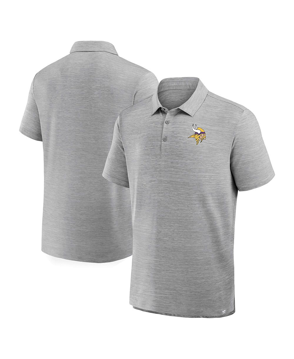 Fanatics Мужская рубашка-поло Minnesota Vikings Clutch, цвет Heather Gray