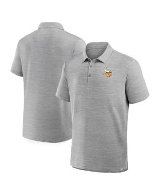 Fanatics Мужская рубашка-поло Minnesota Vikings Clutch, цвет Heather Gray