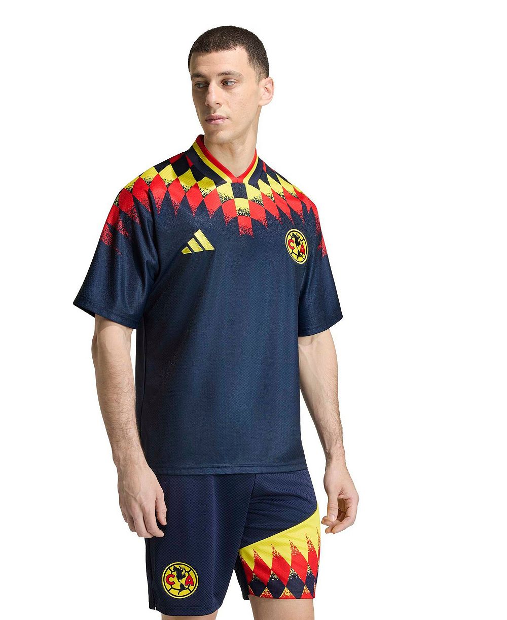 Adidas мужская модная реплика формы Club America 2026/27 Culturewear, темно-синяя